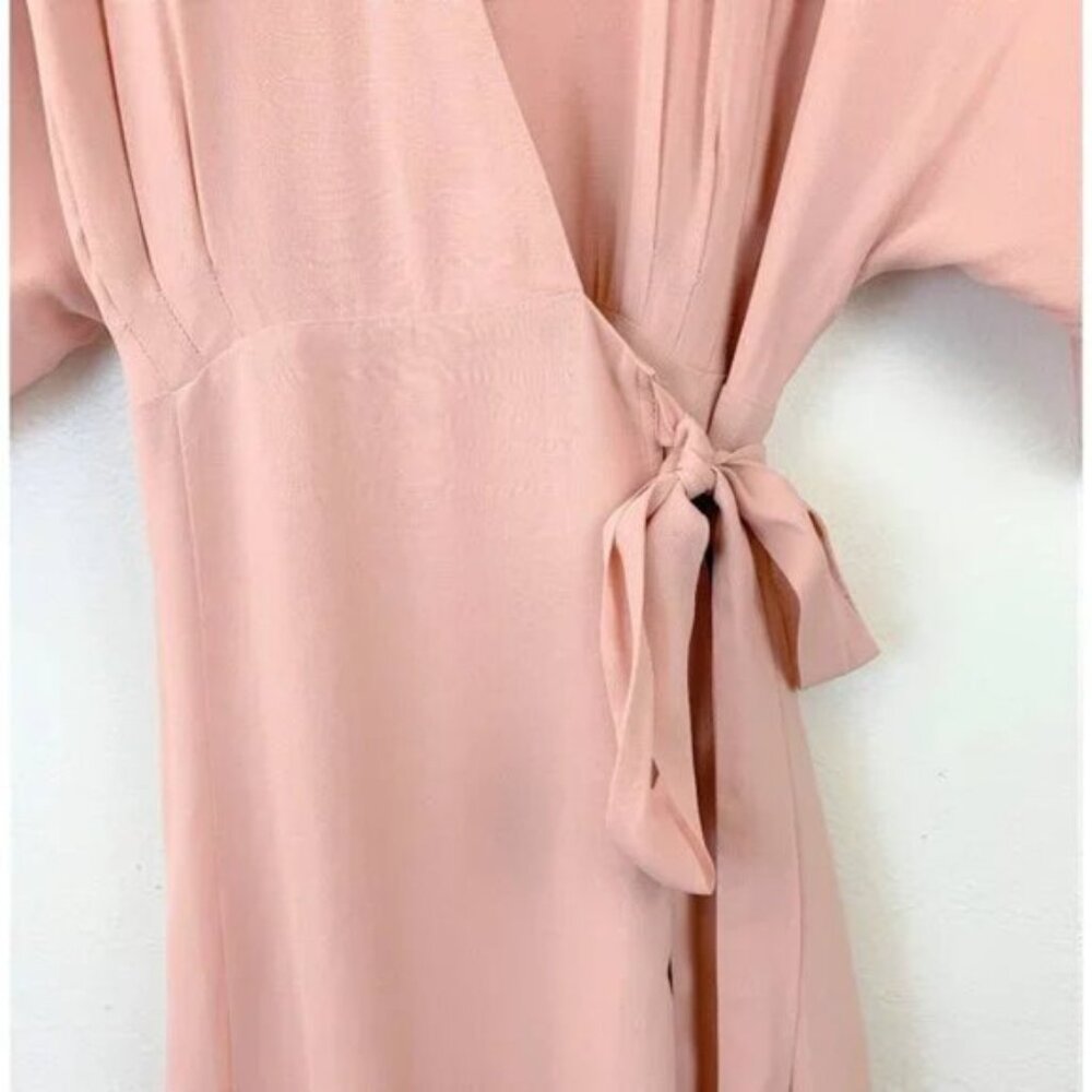 NWT Reformation Cream Winslow Maxi Wrap Kimono Dress - Picture 8 of 12